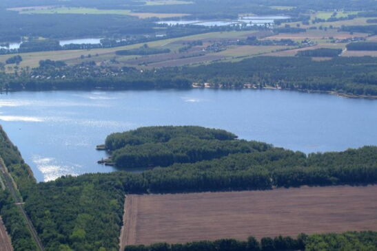 Luftbild vom Silbersee