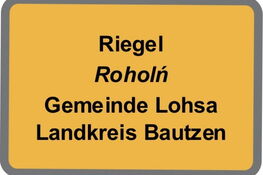 Bild vom Schild OT Riegel
